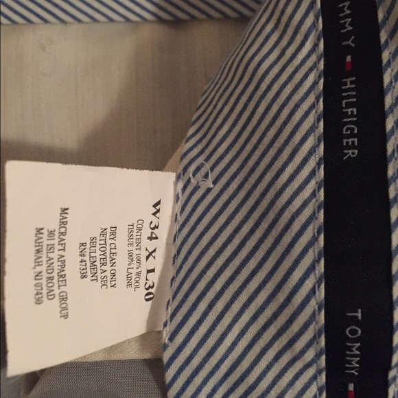 Men’s Tommy Hilfiger black dress pants 34x30 - Picture 3 of 3
